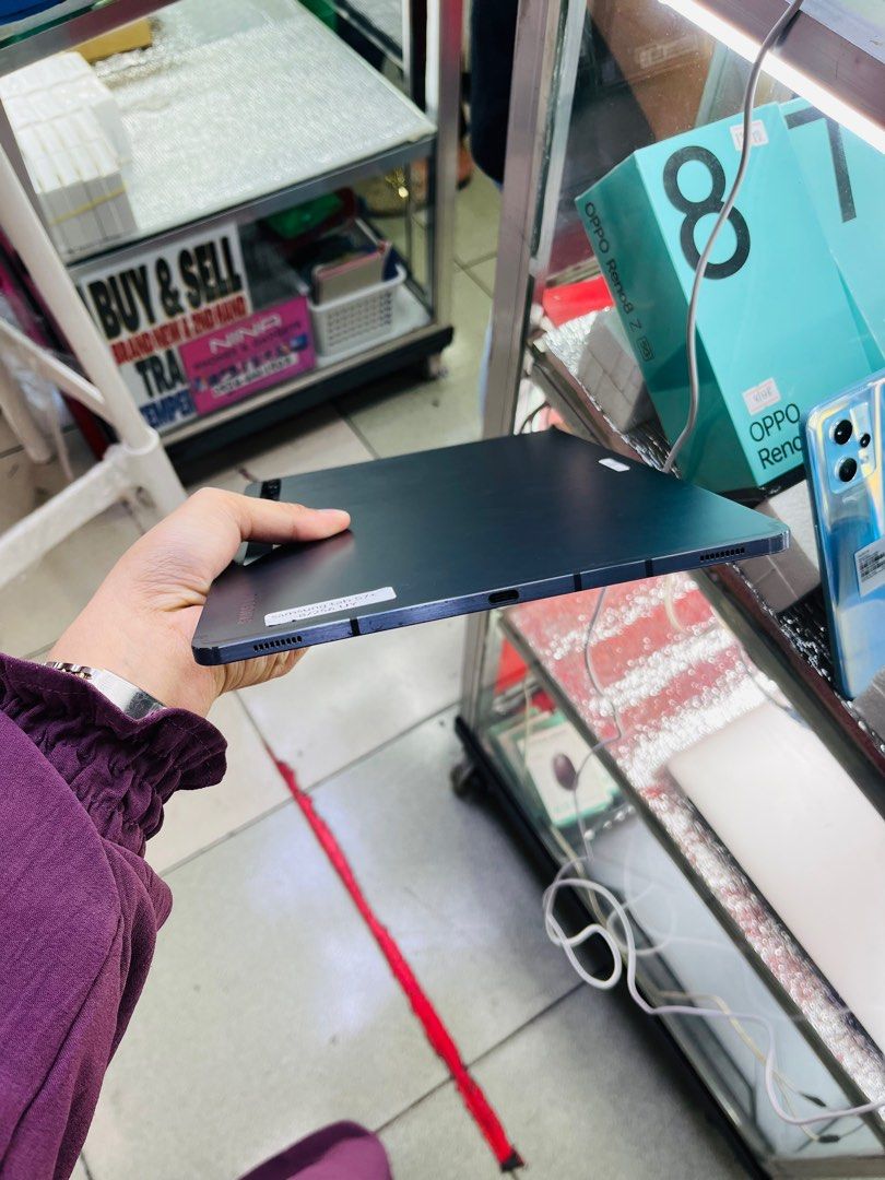 Samsung Tab S7 Plus 256gb 93% Makinis (Category: Android) located in San Juan City. Submitted by javedsgadgetshop (Listing ID 1297243291, Image 3). Description: OPEN FOR INSTALLMENT VIA CREDIT CARD/GGIVES & SWAP/TRADE-IN! WE BUY AND SELL ( ANYKINDS OF UNIT BINIBILI PO NAMIN)! PTPA : Padelete po f bawal Read ❗️Onhand ‼️ Samsung Tab S7+ •256gb •NTC Variant •Good batt health •Factory Unlock •95% Smoothness •No hidden issue | No Repaired •100% Authen