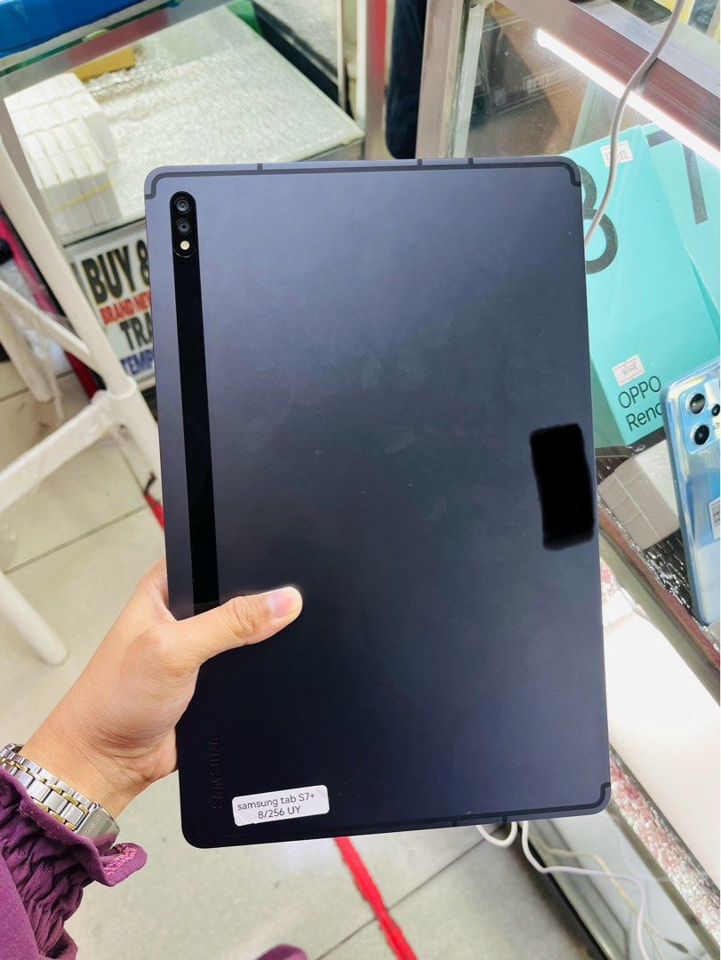 Samsung Tab S7 Plus 256gb 93% Makinis (Category: Android) located in San Juan City. Submitted by javedsgadgetshop (Listing ID 1297243291, Image 1). Description: OPEN FOR INSTALLMENT VIA CREDIT CARD/GGIVES & SWAP/TRADE-IN! WE BUY AND SELL ( ANYKINDS OF UNIT BINIBILI PO NAMIN)! PTPA : Padelete po f bawal Read ❗️Onhand ‼️ Samsung Tab S7+ •256gb •NTC Variant •Good batt health •Factory Unlock •95% Smoothness •No hidden issue | No Repaired •100% Authen