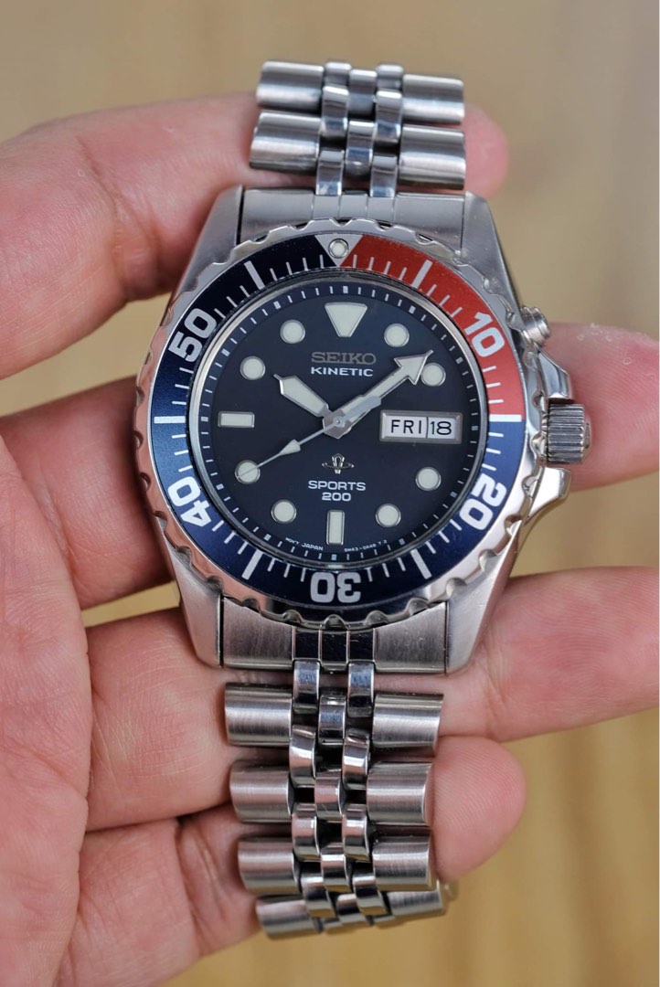 Seiko Kinetic Sports 200 July 1995 Men s Fashion Watches Accessories Watches on Carousell