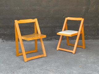 Set of foldable chair