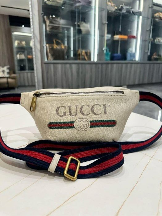 SHIHNA名牌精品*GUCCI 530412 Print 腰包530412 204991, 名牌精品
