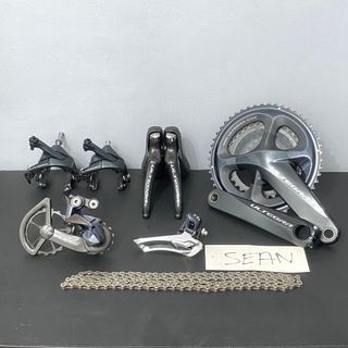 Shimano Ultegra r8000 Straight Groupset || (Cogs included, see pics)