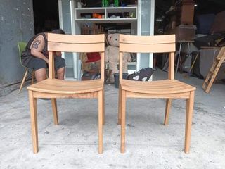 Solid Wood Wide Chairs