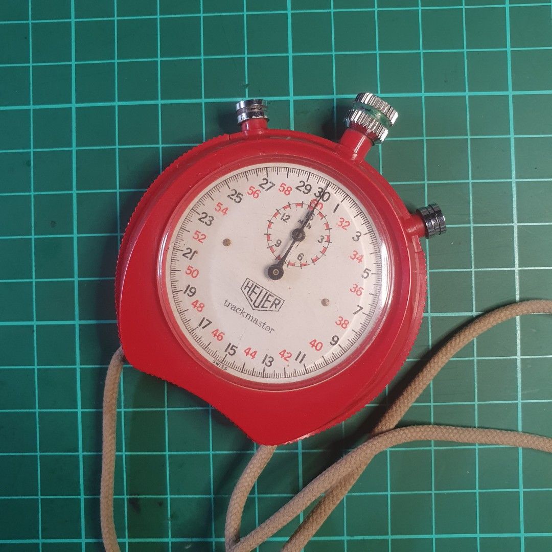 Stopwatch vintage 1960's Heuer, Antik, Lainnya di Carousell