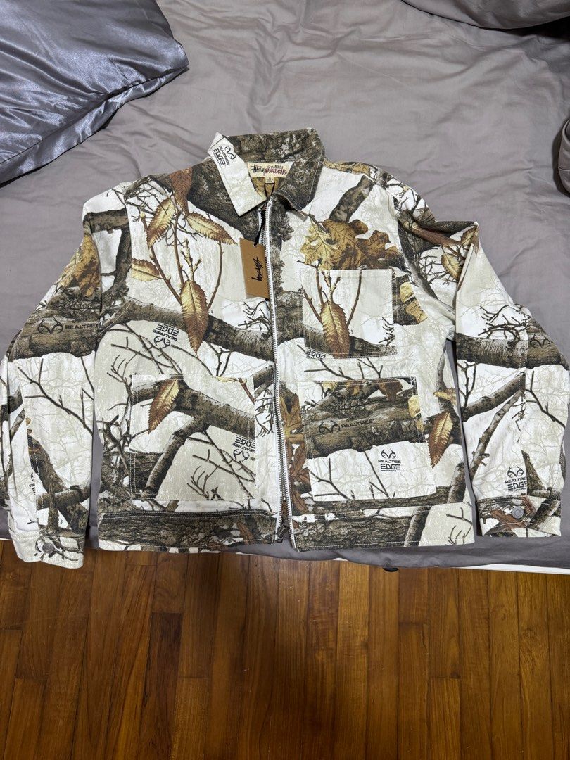 Stussy x realtree work jacket