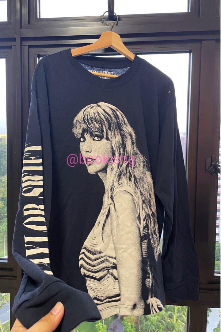 Taylor Swift Eras Tour Midnights Blue longsleeve, Men