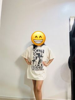 Taylor Swift Official Tshirt (Beige XL) Oversized shirt