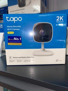 TP-Link Tapo C110 2K 3MP Pan/Tilt Home Security Wi-Fi Camera