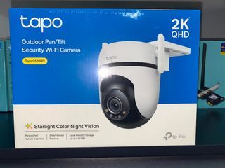 TP-Link Tapo C520WS 2K QHD 4MP 360° Outdoor Pan/Tilt Security Wi-Fi Camera Starlight Night Vision