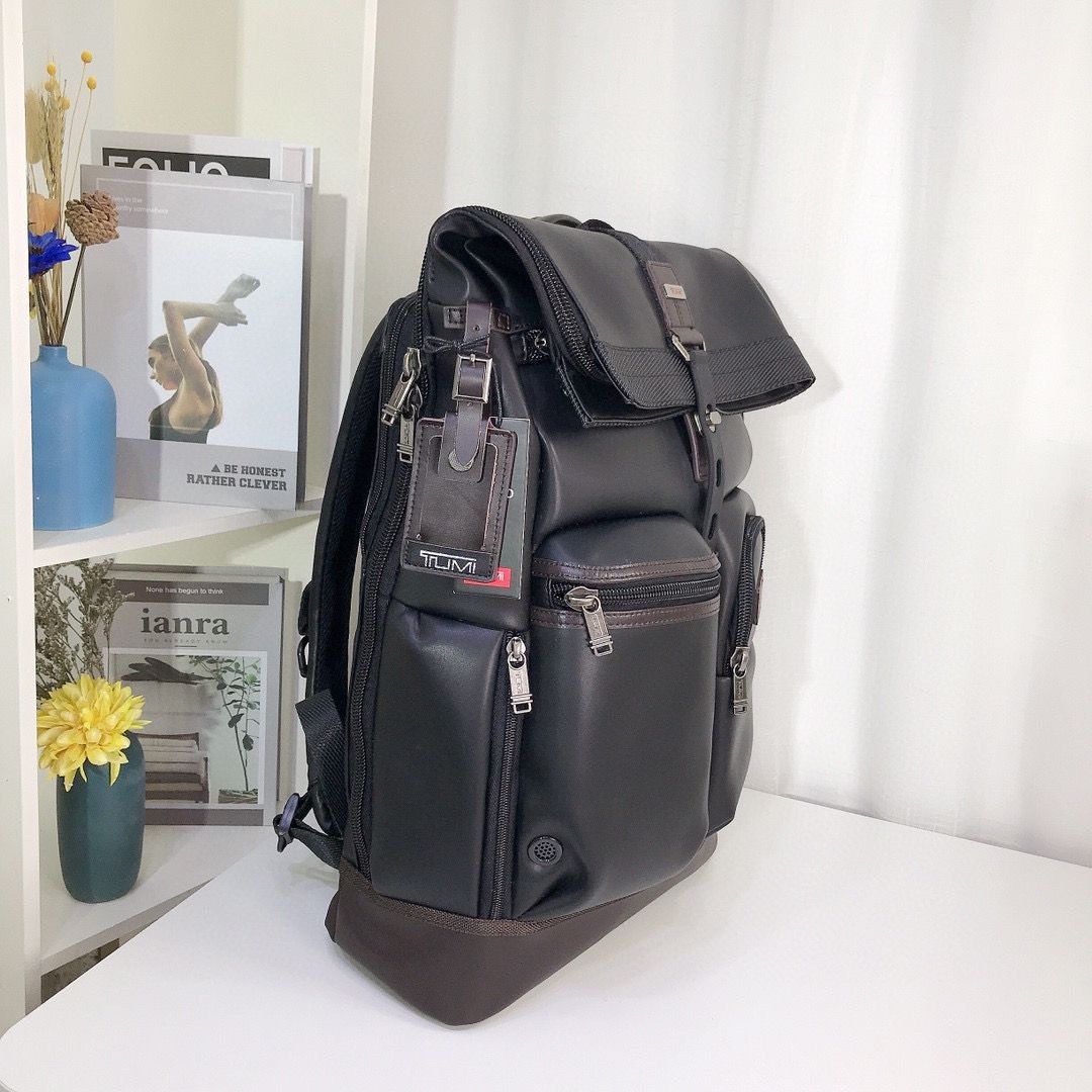 Tumi Alpha3 backpack 92388HK2 Leather