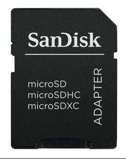 [USED] SANDISK MICRO SD CARD ADAPTER