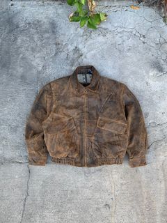 Vintage Context Brown Leather Jacket