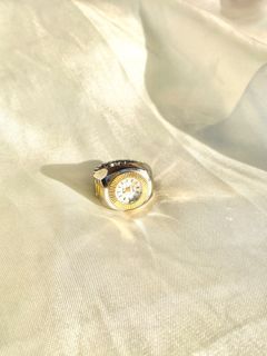 Women’s Working Gold Tone Ring Watch