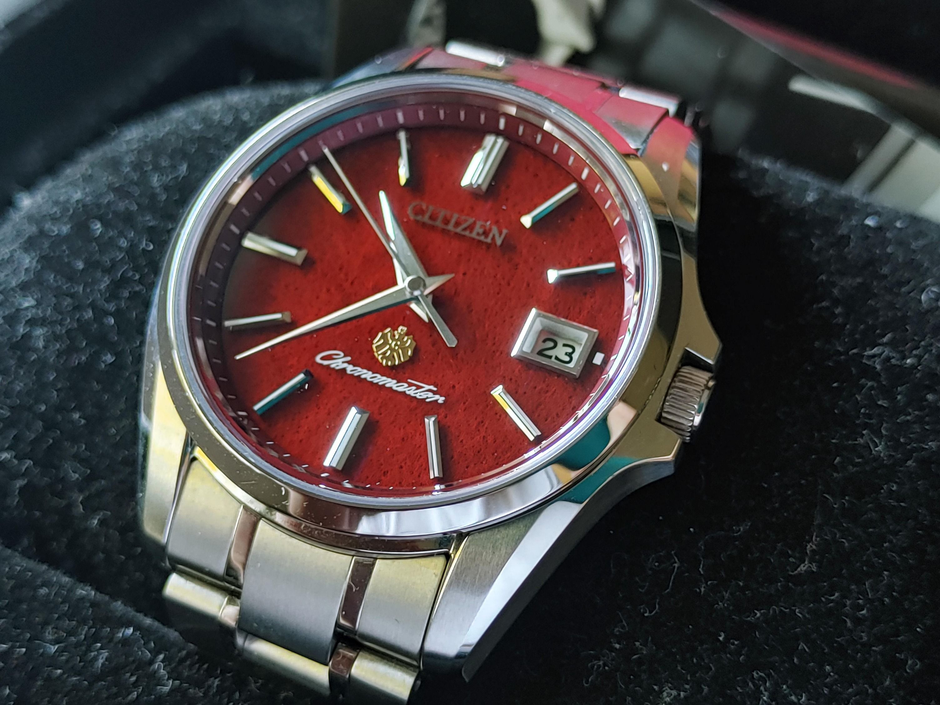 Citizen Chronomaster Citizen Red Face Watch WTB The Citizen AQ4020
