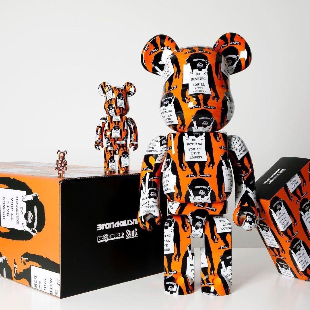 BE@RBRICK MONKEY SIGN 1000％ ベアブリック - 通販 - dhaka12.com