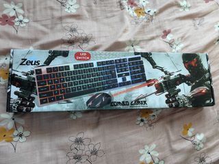 Zeus Gaming Keyboard and mouse