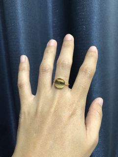 18k Saudi gold lightweight ring