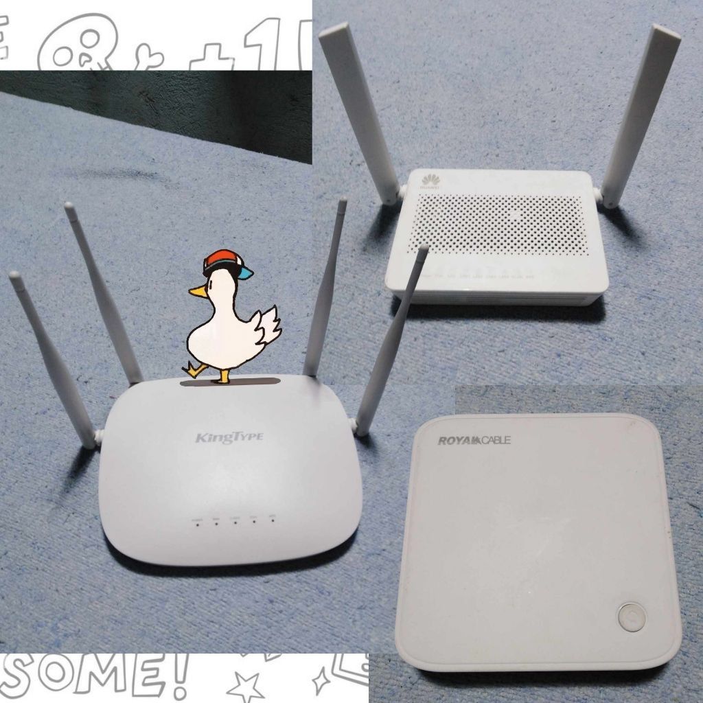 2ND HAND WIFI ROUTER MESH KINGTYPE RW5800 ROYAL CABLE HUAWEI Router