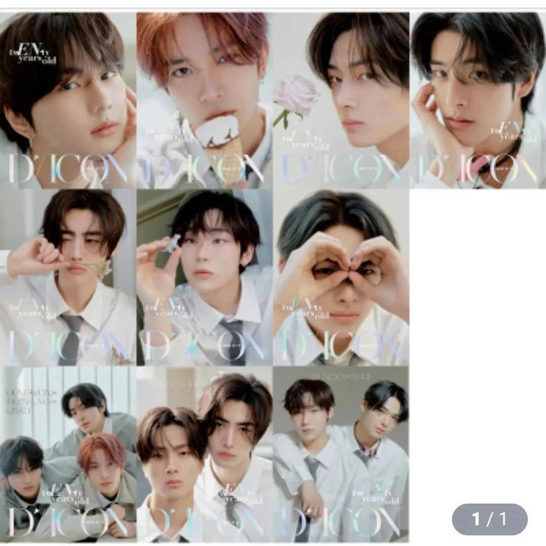 ENHYPEN DICON NIKI 西村 力 ktown4u.com : DICON ISSUE N°19 ENHYPEN : tw(EN-)ty years old