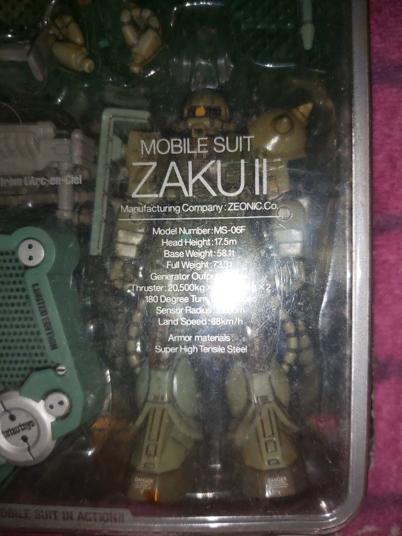 高達Gundam tetsu toy Toys MIA 渣古Mobile Suit Zaku II 2 MS
