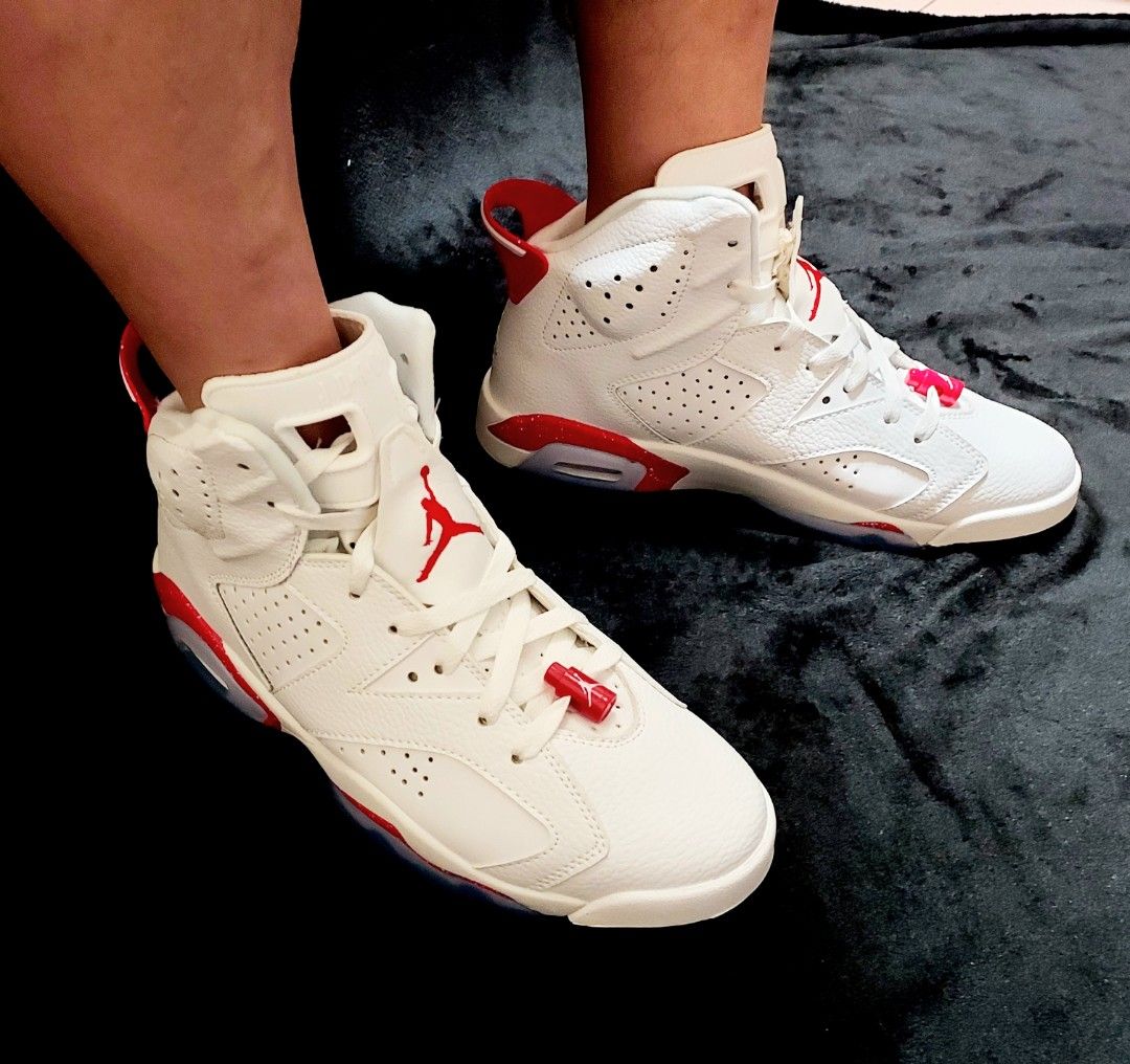 NIKE AIR JORDAN 6 RED OREO AJ6 AJ6 6