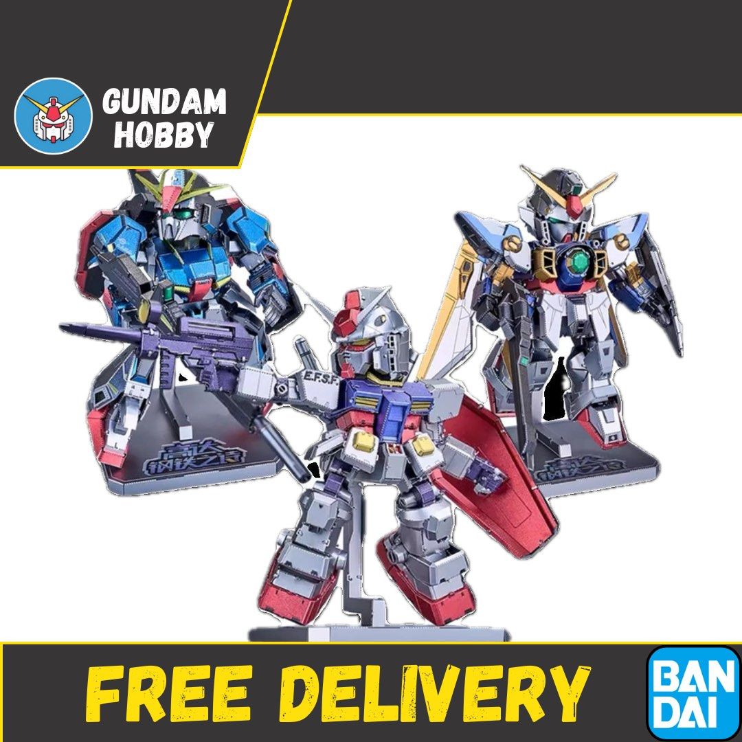 ✅ RX-78-2 Gundam / Wing Gundam / Zeta Z Gundam - Piececool Piece cool Bandai Namco Metal Works BNMW series POPMART Blind Box Gundam SD Series Gashapon (Category: Gundam Model Kits) located in Singapore. Submitted by gundamhobby (Listing ID 1297458329, Image 1). Description: Gundam Bandai Namco Metal Works ( BNMW ) • 1. RX-78-2 Gundam $35 • 2. Wing Gundam $35 • 3. Zeta Gundam $35 ✅ Brand New (For sale as per options above) ✅ Free Delivery included