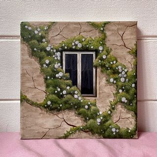 Acrylic Painting For Sale 8x8 inches Mini Window Series
