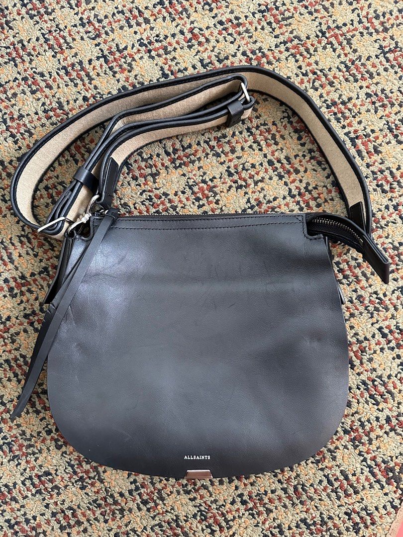 All saints captain leather tote new arrivals
