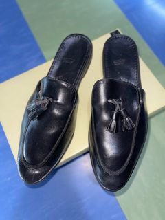 Alta slip on shoes leather black