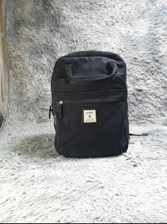 Anello Black Zipper Backpack Bag
