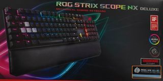 ASUS ROG STRIX SCOPE NX WIRELESS DELUXE GAMING (ROG NX BLUE MECHANICAL SWITCH CLICKY & TACTILE)