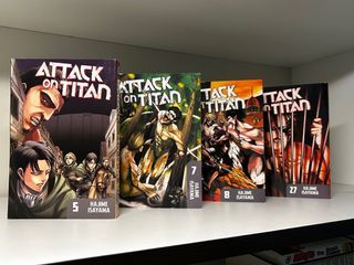 Attack On Titan volume 5, 7, 8, & 27 (390 each)