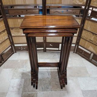 AVAILABLE  - Theodore Alexander Nesting Table / Side Tables