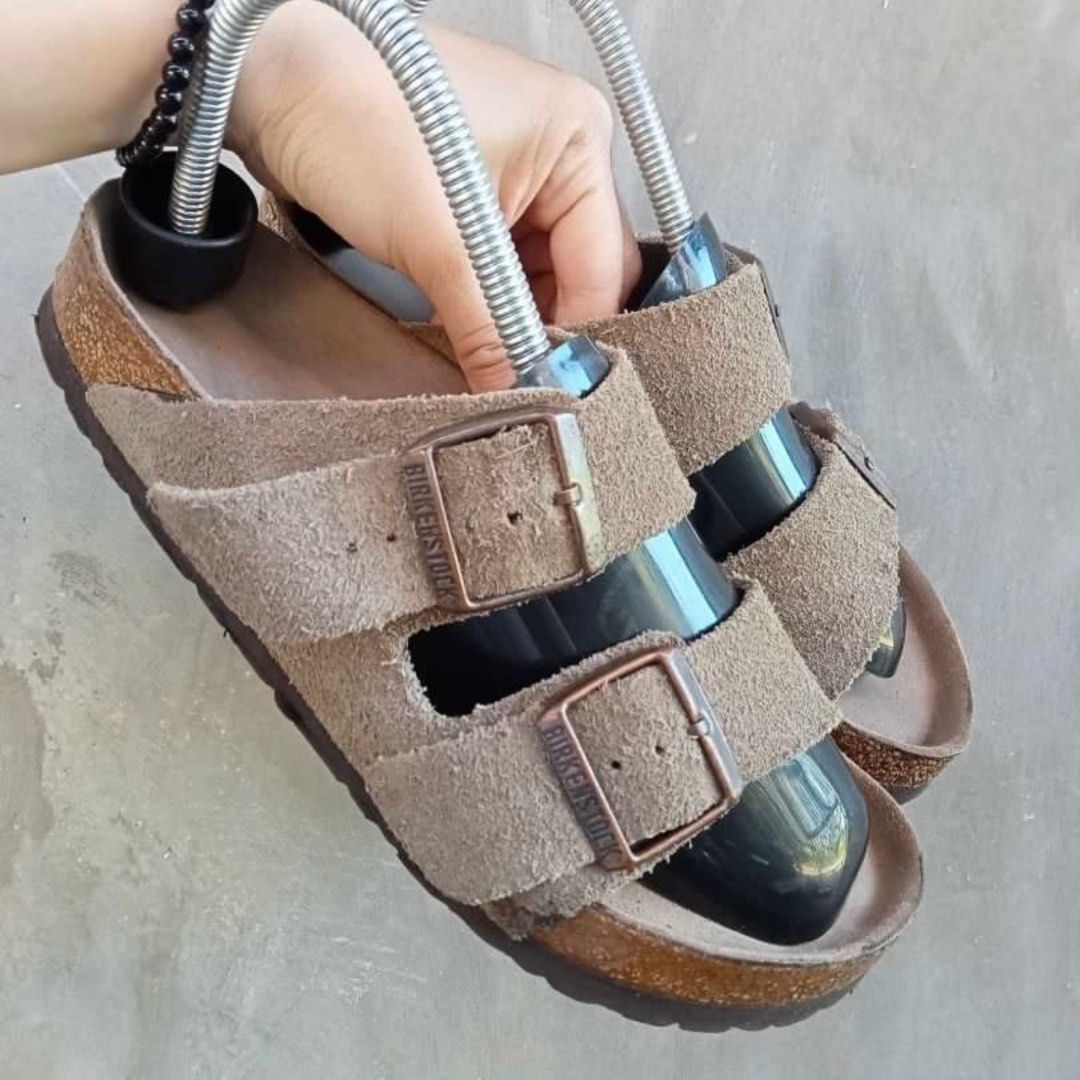 BIRKENSTOCK ARIZONA Euro 38 NF Women s Fashion Footwear Flats Sandals on Carousell