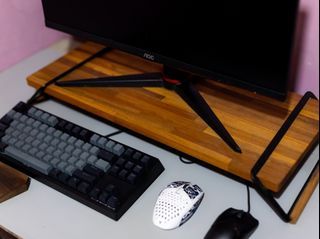 Computer Monitor wood stand and riser