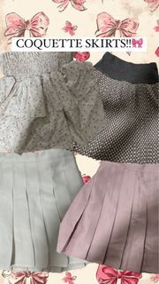 Coquette Skirts!! (For sizes Small to Medium)