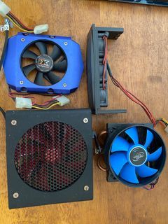 Desktop cooler fans
