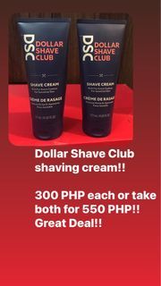 Dollar shave club shaving cream