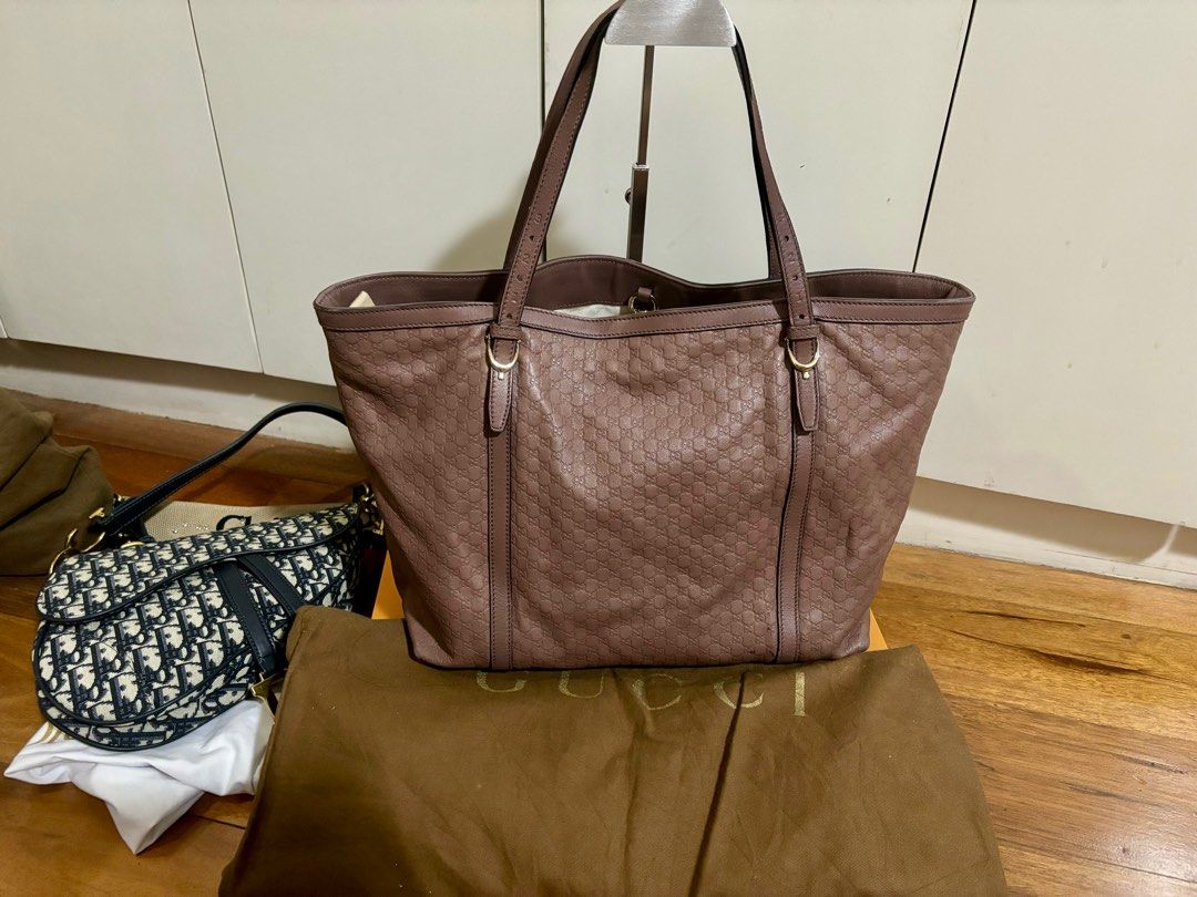 Gucci Guccissima Tote Bag Luxury Bags Wallets on Carousell