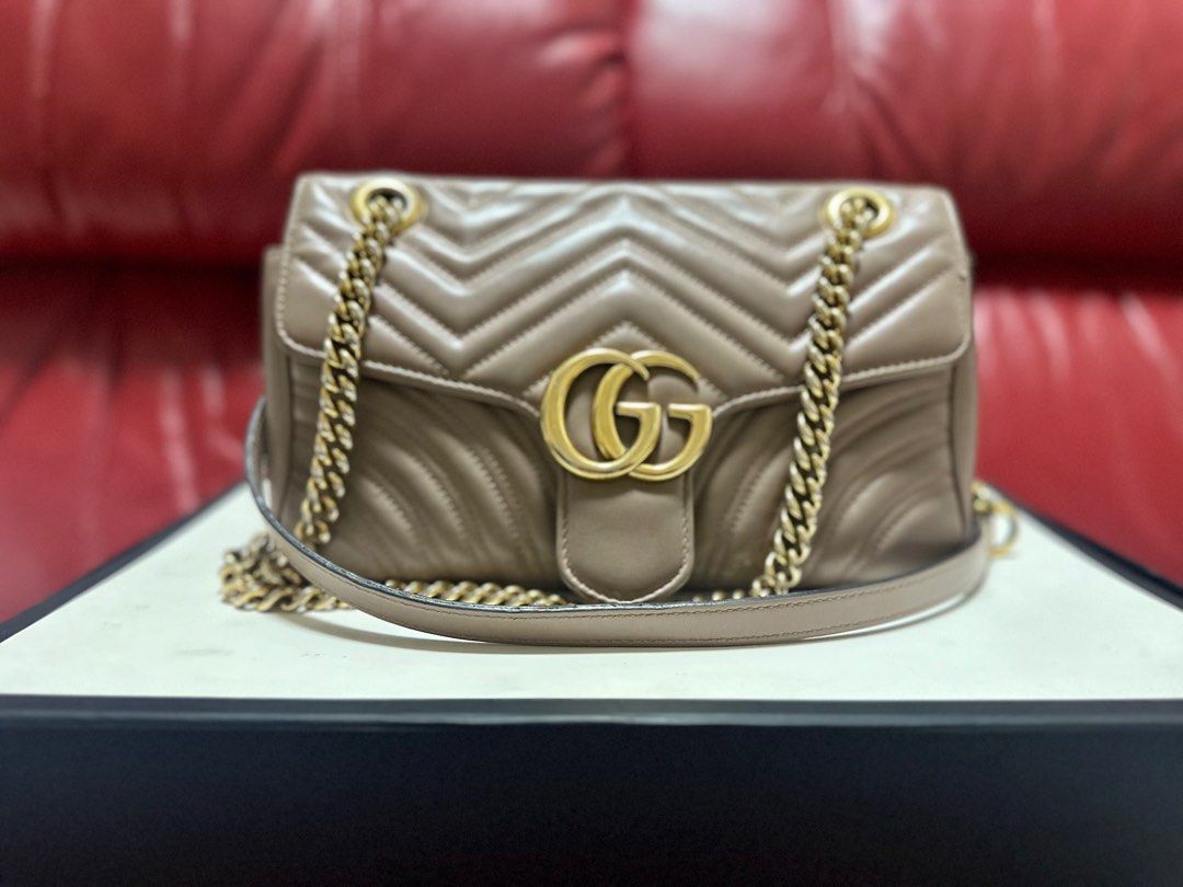 Gucci marmont bag nude 2025