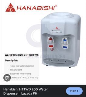 Hanabishi Water Dispenser HTTWD 200
