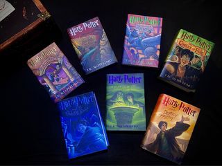 ⚡️Harry Potter book set with trunk box (hardcover)⚡️