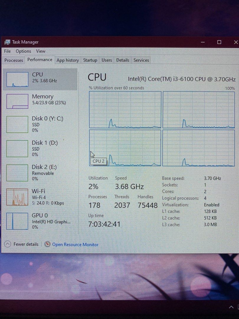 Intel i3-6100 6th gen (Category: Desktops) located in Muntinlupa City. Submitted by armagedon (Listing ID 1297434911, Image 3). Description: Came from all in one desktop upgraded to i7 User responsible for compatibility .