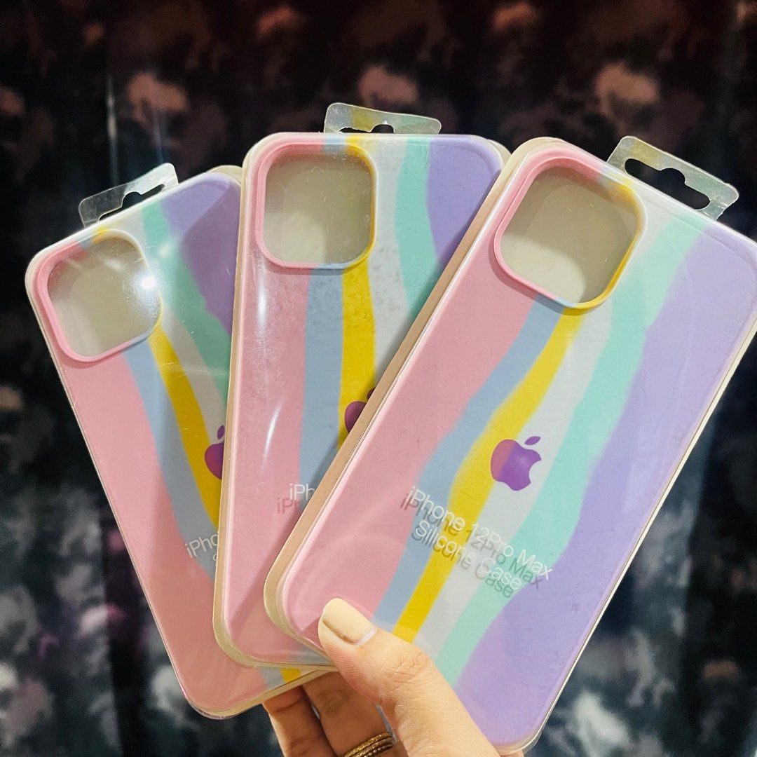 Iphone 12 Pro Max Silicone Case (Category: Cases & Sleeves) located in Mandaluyong City. Submitted by co.case (Listing ID 1297474864, Image 2). Description: ₱150 each.