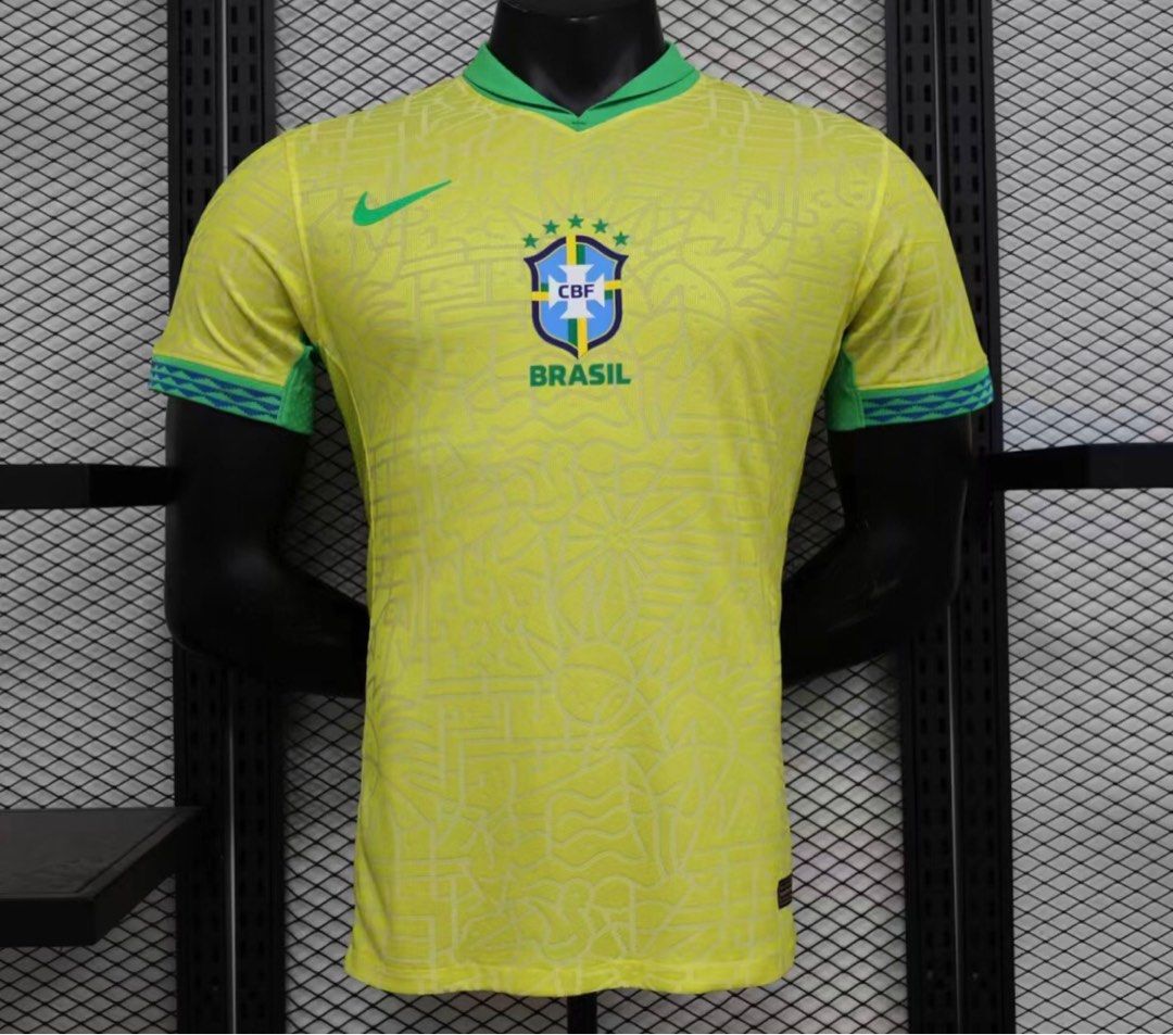 JERSI BRAZIL HOME 2024 Men s Fashion Activewear on Carousell