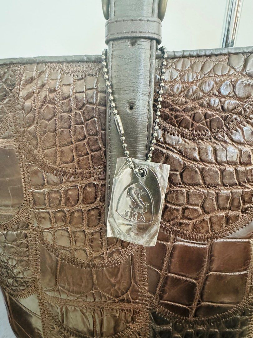 JRA Crocodile leather tote (Category: Luxury Bags & Wallets) located in San Pedro. Submitted by ely.c. (Listing ID 1297443247, Image 2). Description: Authentic JRA Crocodile leather tote bag 🥀 Rank A condition 🥀 Large size 🥀 Buyer will shoulder shipping fee 🥀 lp posted.