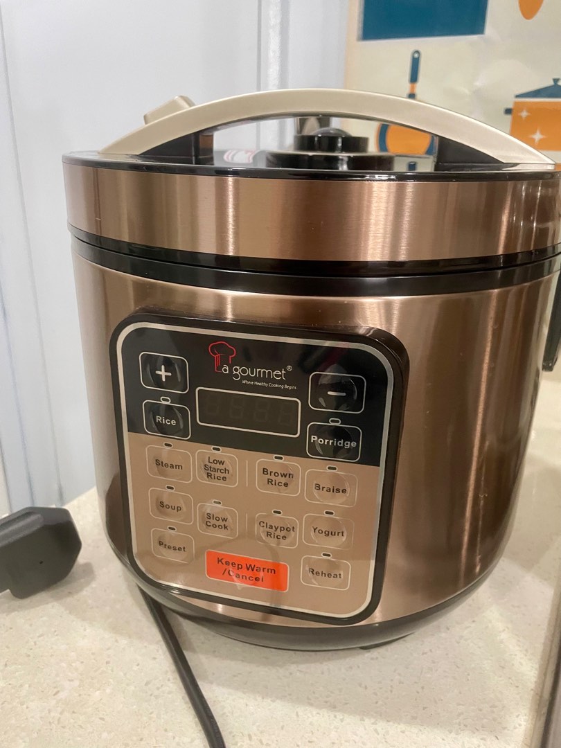 La Gourmet healthy rice cooker (4L), TV & Home Appliances, Kitchen