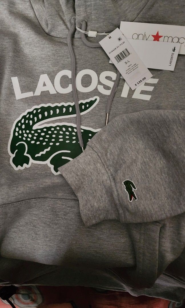 Lacoste hoodie (Category: Coats, Jackets and Outerwear) located in Manila. Submitted by microus (Listing ID 1297403743, Image 1). Description: size Large - item only.