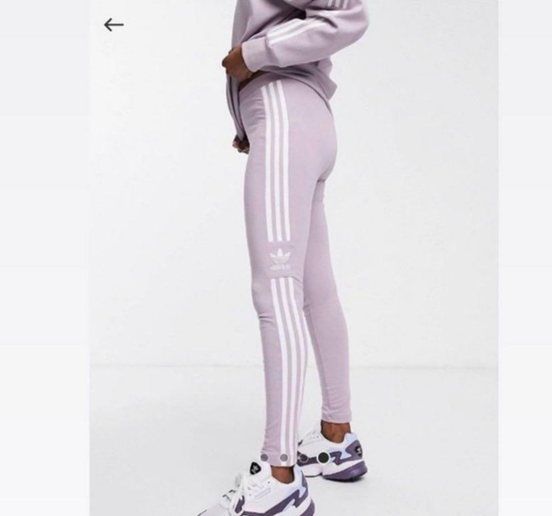 Lilac Purple Adidas Leggings