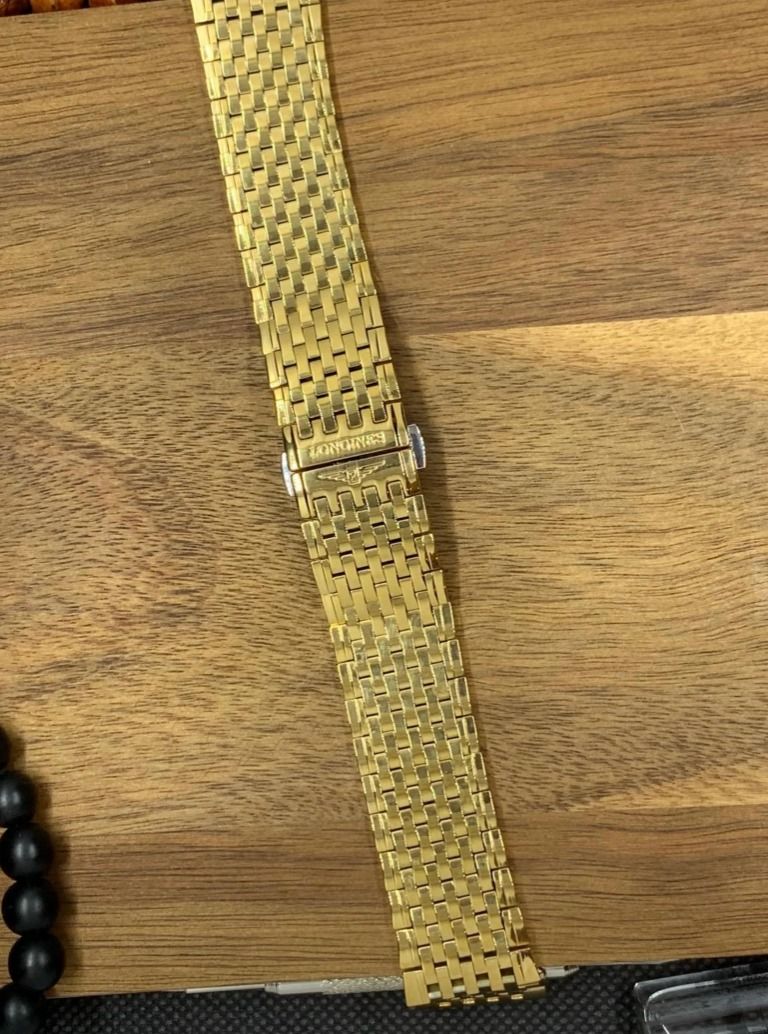 Longines gold strap 18MM 20mm Watch Bracelet Strap Band replacement for Longines Chain Bracelet Jubilee Luxury Watches on Carousell